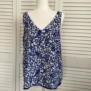 NWT Lilly Pulitzer Florin Reversible V-Neck Tank Top. Size Medium.